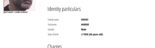Iran postavio optuženog za međunarodni terorizam za novog komandanta Revolucionarne garde: Ahmad Vahidi na crvenoj poternici Interpola zbog napada u Buenos Ajresu 1994.