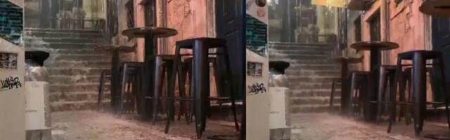DUBROVNIK POPLAVLJEN! Obilne padavine napravile haos, voda se SLIVA niz ulice, automobili PLIVAJU (VIDEO)