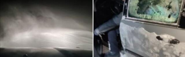 DRAMA U MOSTARU! Pripadnici HGS spasili mladiće koji ostali zaglavljeni u automobilu usled nanosa snega
