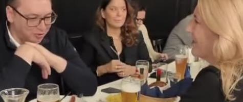 "SRPSKO - SRPSKI DIJALOG U BAVARSKOJ KAFANI": Predsednik Vučić se oglasio iz Minhena video-porukom (VIDEO)