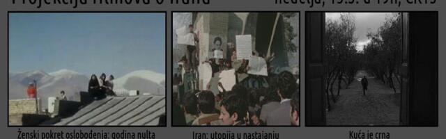 Tri filma o Iranu i diskusija u nedelju u CK13