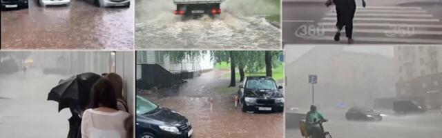 (VIDEO) Stravične vesti iz Moskve! Automobili uništeni, jeziva sila kosi sve pred sobom - Rusija ovako nešto nije doživela