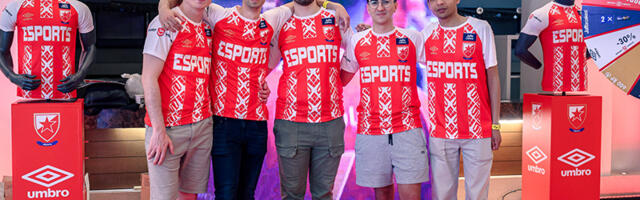 Crvena zvezda Esports predstavlja novi dres u saradnjisa Sport Visionom i Umbrom