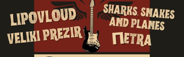 ROK svirka u Beograd bašti: Veliki prezir, Sharks, Snakes and Planes, ПETRA i ЛИПОВ LOUD