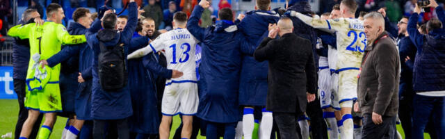 Bruka i sramota: Navijači lažne države Kosovo divljali u Bratislavi, orilo se sramotno skandiranje (VIDEO)