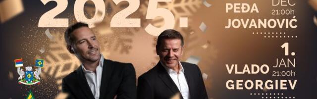 U novogodišnjoj noći na Zlatiboru Peđa Jovanović,a za reprizu Vlade Georgijev