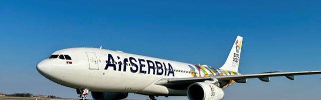 Stigao novi avion Er Srbije, nosi oznaku EXPO 2027