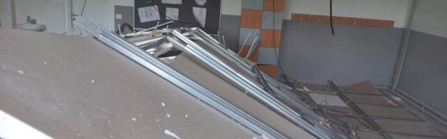 Narodni pokret Srbije: Plafon u školi u Saranovu se već rušio tokom njene rekonstrukcije