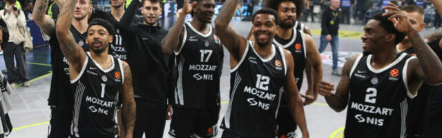 PRIZNANJE ZA CRNO-BELE Partizan po jednom parametru u vrhu Evrolige