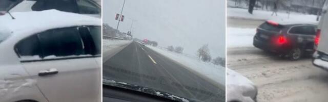 APSURD NA PUTEVIMA: Lakše kroz celu Srbiju nego kroz centar Beograda! Ulice pod snegom i ledom, a auto-putevi potpuno čisti! (FOTO, VIDEO)