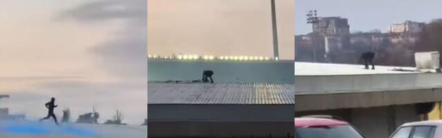 Isplivao snimak sa derbija koji su svi čekali: Ovako je navijač Zvezde režirao provokaciju za Partizan! /VIDEO/