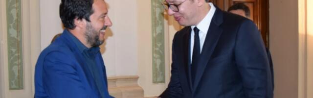 Salvini se oglasio posle razgovora s Vučićem: Evo šta je rekao nakon razgovora (FOTO)