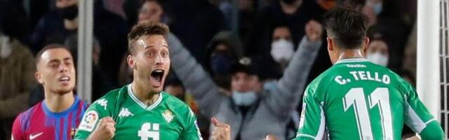 Dolijao i Ćavi, Betis i Barsa zamenili uloge na Kamp Nou (VIDEO)