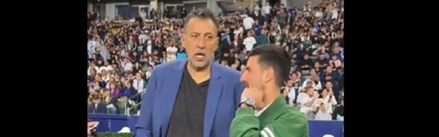 Baš skupa slika: Novak i Divac na fudbalu