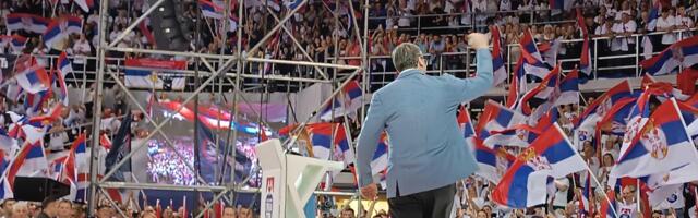 Miting SNS-a u Nišu: Obećanja Vučića, zahvalnica Pavlovića predsedniku i Dačić koji će "da onodi opozociju"