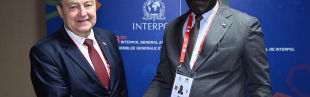Dačić u Marakešu: Sastanak sa generalnim inspektorom Namibije na zasedanju Generalne skupštine Interpola