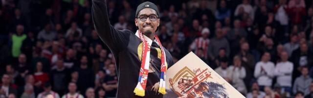 Zvezdini navijači ga ne zaboravljaju: Ovacije i aplauz za Kvinsija Milera (FOTO)