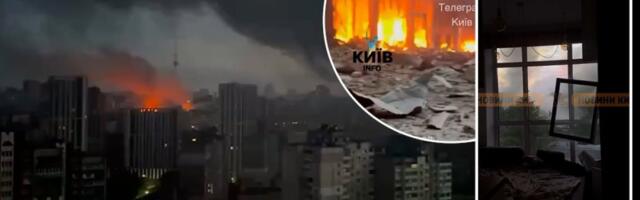(VIDEO) Apokalipsa u Kijevu nakon udara Orešnika! Gust dim zahvatio grad, požari bukte, svet u čudu gleda šta je uradio Putin