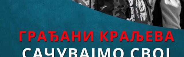 Protest u Kraljevu: Sačuvajmo svoj grad