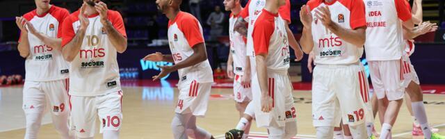 POLUVREME: Crvena zvezda - Asvel, crveno-beli na pauzi imaju samo pola koša prednosti