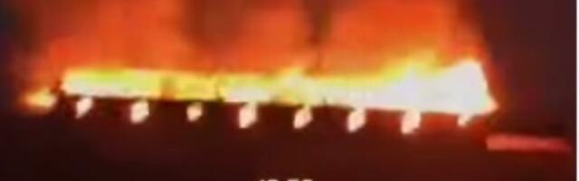 Veliki požar kod Batočine: GORI HALA (VIDEO)