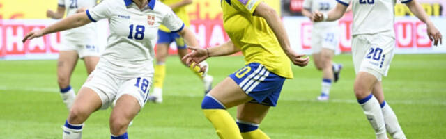 Reprezentativke Srbije poražene od Švedske