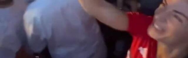 Ivana Španović čekala olimpijce u masi (VIDEO)