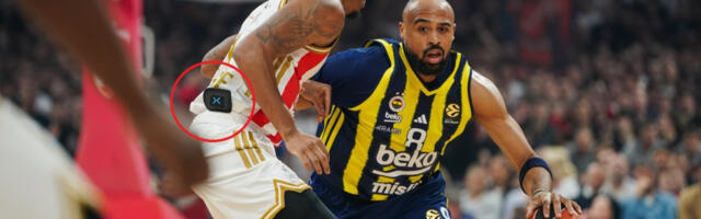 Uređaj na dresu Tajsona Kartera zbunio sve tokom meča Zvezde i Fenerbahčea: Evo o čemu je reč (FOTO)