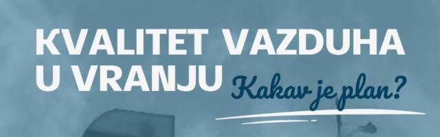 Kakav vazduh dišu Vranjanci: Tribina u petak u Galeriji NU