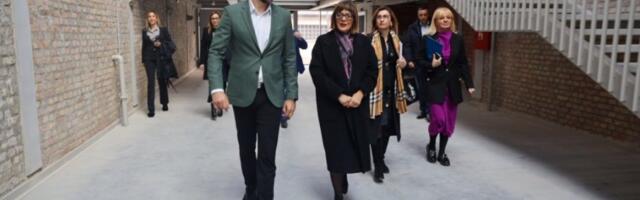 NOVI ŽIVOT KINESKE ČETVRTI: Maja Gojković i gradonačelnik Žarko Mićin posetili Kreativni distrikt u Novom Sadu