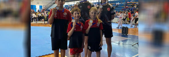 Tekvondo akademiji Kragujevac ČETIRI medalje u Hrvatskoj