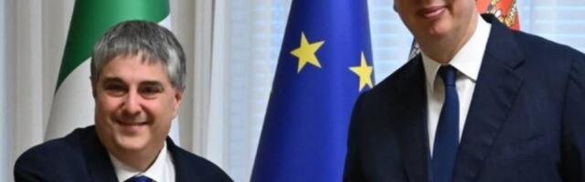 "RAZGOVORI SA PARTNERIA IZ EU VRLO ZNAČAJNI ZA SRBIJU!" Vučić se sastao sa predsednikom i delegacijom Odbora za politiku EU: "Zahvalni smo na podršci Italije!" (FOTO)