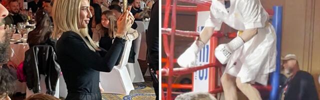 Dečko Jovane Jeremić odneo pobedu u Beču nokautom u 2. rundi: Evo kako ga je ona bodrila iz prvog reda