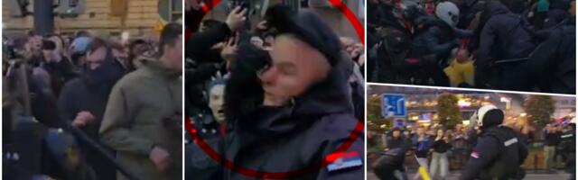 DIVLJALI, LOMILI, SKANDIRALI TERORISTIČKOJ UČK?! Blokadersko nasilje bez presedana: Metalnom šipkom tukli policajca u glavu ŠTA SE SVE DEŠAVALO ISPRED REKTORATA