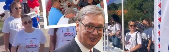 OPLANIĆI DOČEKUJU VUČIĆA! Pogledajte veličanstvene prizore, na stotine ljudi došlo da pozdravi predsednika! (VIDEO)