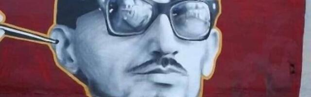 Oskrnavljen mural Borislava Pekića, samo četiri dana nakon što je oslikan u Beogradu
