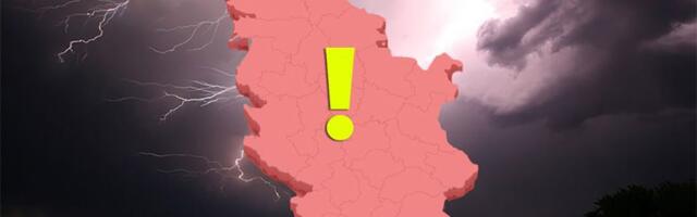 Srbiju očekuju jake grmljavinske oluje, obilni pljuskovi i grad: Sledi pad temperature za desetak stepeni