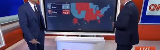 Muk u studiju CNN-a: Trampov rezultat šokiralo voditelja (VIDEO)