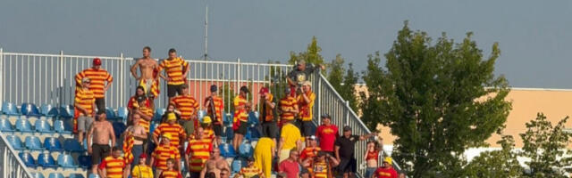 HAOS U TIRANI: Žestoki sukobi na tribini u Albaniji, tuča navijača na meču Dinama i Jagjelonije! (VIDEO)