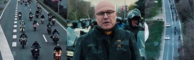 MILOŠ VUČEVIĆ U KOLONI BAJKERA KOJA JE OSTAVILA BEZ DAHA ČITAVU SRBIJU: Ovako su lider SNS i motociklisti pratili predsednika Vučića na putu ka Beogradskoj areni (VIDEO)