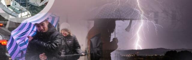 DRVEĆE PADA I DROBI AUTOMOBILE! Apokalipsa u Hrvatskoj, veje u OVIM delovima zemlje - hitno proglašen CRVENI ALARM! (FOTO, VIDEO)