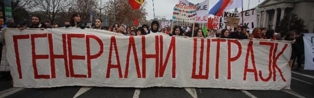 "Umesto na posao - svi na ulice": Studenti zovu na GENERALNI ŠTRAJK
