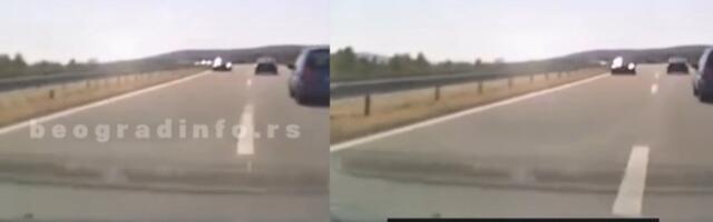 Kamikaza na auto-putu, vožnja u kontra smeru (VIDEO)