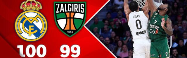 Real Madrid - Žalgiris 100:99 | 12. KOLO Evrolige 2025-2026