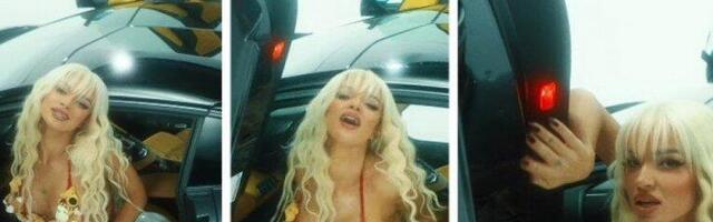 MALA DŽEHVA PROMOVIŠE DEČJU PORNOGRAFIJU: Javnost zgrožena, pevačica na tange stavila plišane igračke i vrti zadnjicom!