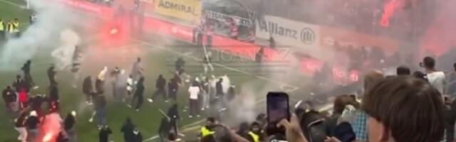 Huligani upali na teren, opšta tuča šokirala sve (VIDEO)