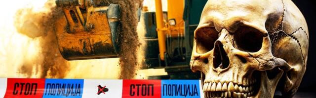 Bagerista kopao, pa naišao na ljudske kosti: Horor u Sopotu