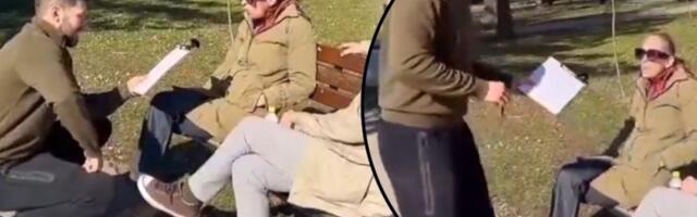 Blokaderi pokušali da napadnu gospođu sa dva fakulteta - usledio hladan tuš (VIDEO)