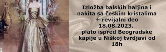 Izložba „Mostovi koji spajaju“ sa 40 balskih haljina, češkim kristalima i nakitom…