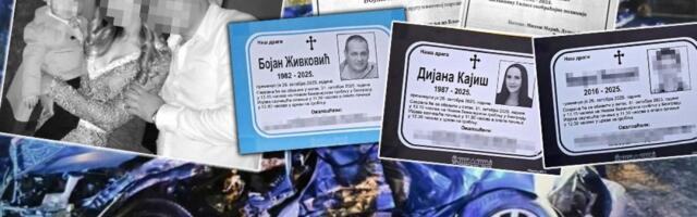 Crno nebo nad Beogradom: Danas ispraćaj na večni počinak tragično nastradale porodice